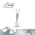 Destiny Jewellery Crystal From Swarovski Mercury Pearl Pendant & Necklace